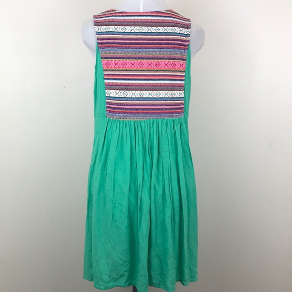 umgee Sleeveless Colorful Tunic/Short Dress - Picture 5 of 7